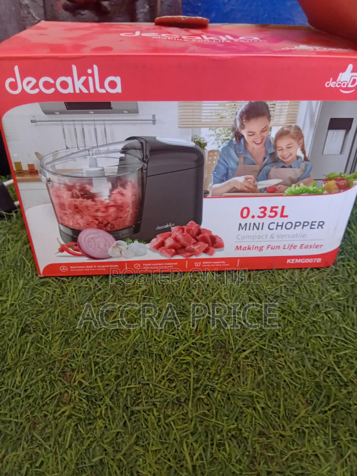 Decakila 0.35L Mini Chopper Compact Electric Food Chopper