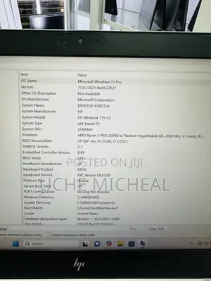 Laptop HP EliteBook 735 G5 16GB AMD Ryzen 5 SSD 256GB