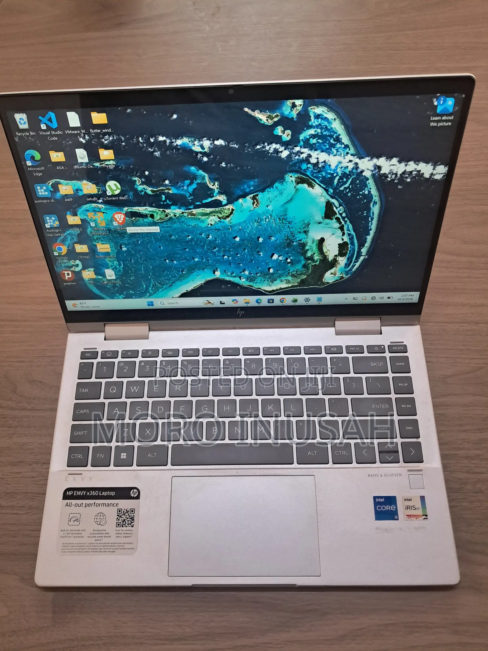 Laptop HP Envy x360 8GB Intel Core i5 SSD 500GB