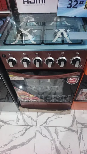 RAFIIQ 50x50 4 Burner Oven and Grill Gas Stove