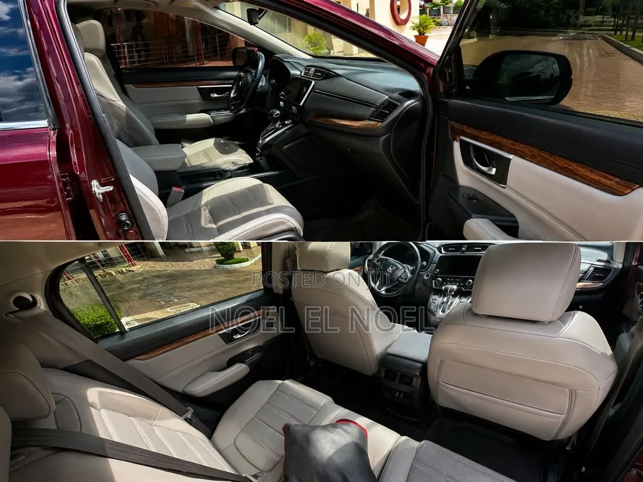 Honda CR-V EX-L AWD 2018 Burgundy