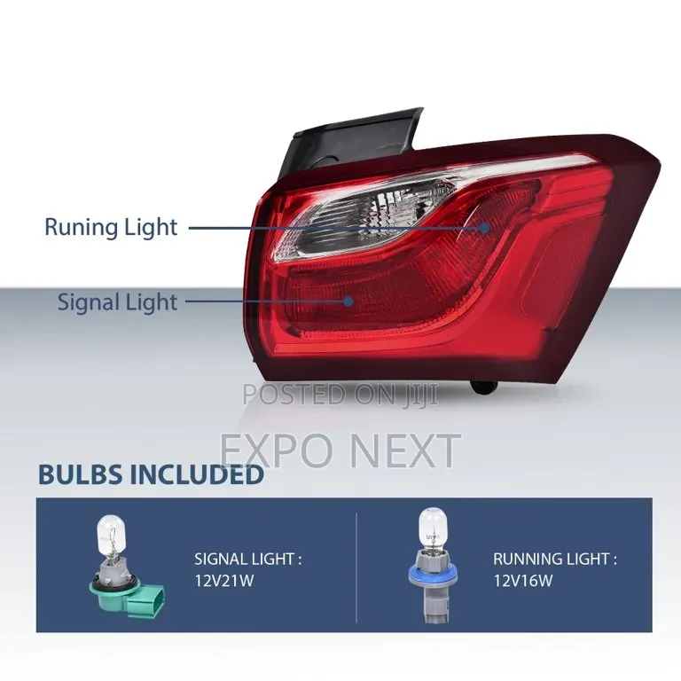 2018-2020 Chevy Equinox Incandescent Outer Tail Lights Lamp Left+Right
