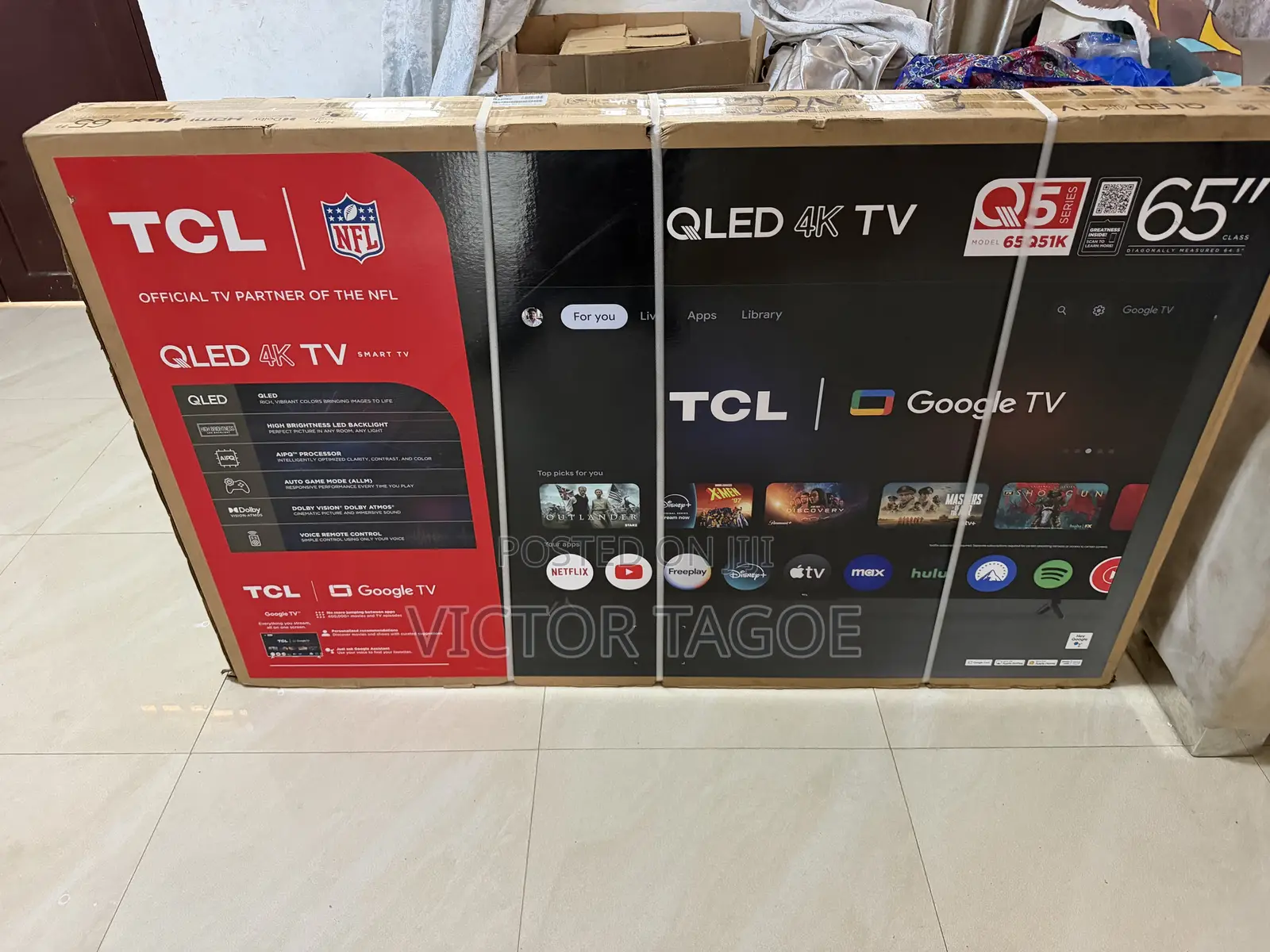 TCL 65” Qled TV