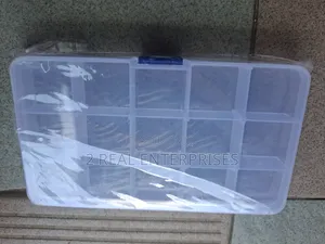 Plastic Multi-Compartment Hardware & Craft Storage Organizer Box