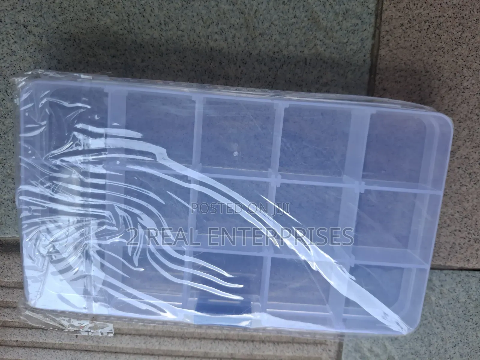 Plastic Multi-Compartment Hardware & Craft Storage Organizer Box