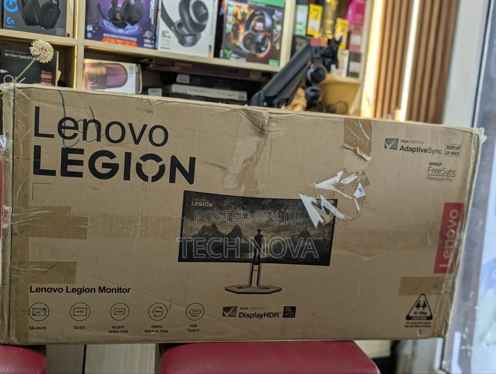 Lenovo Legion Pro 34wd-10 Curved Gaming Monitor – 34" WQHD OLED 240Hz