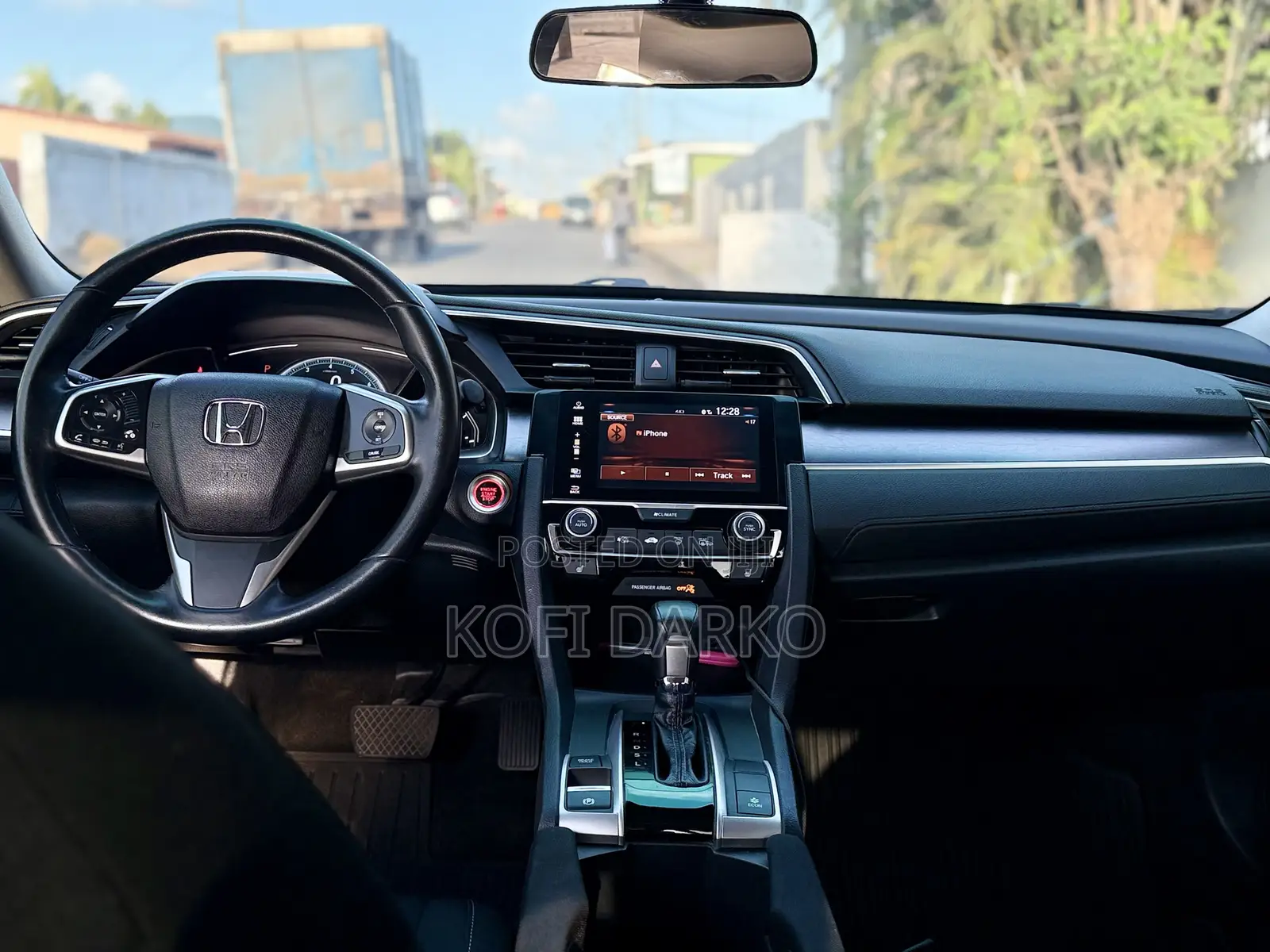 Honda Civic EX Sedan 2018 Black