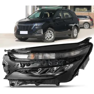 Headlight Fit for Chevrolet Equinox 2022-2025 Black Left + Right Pair