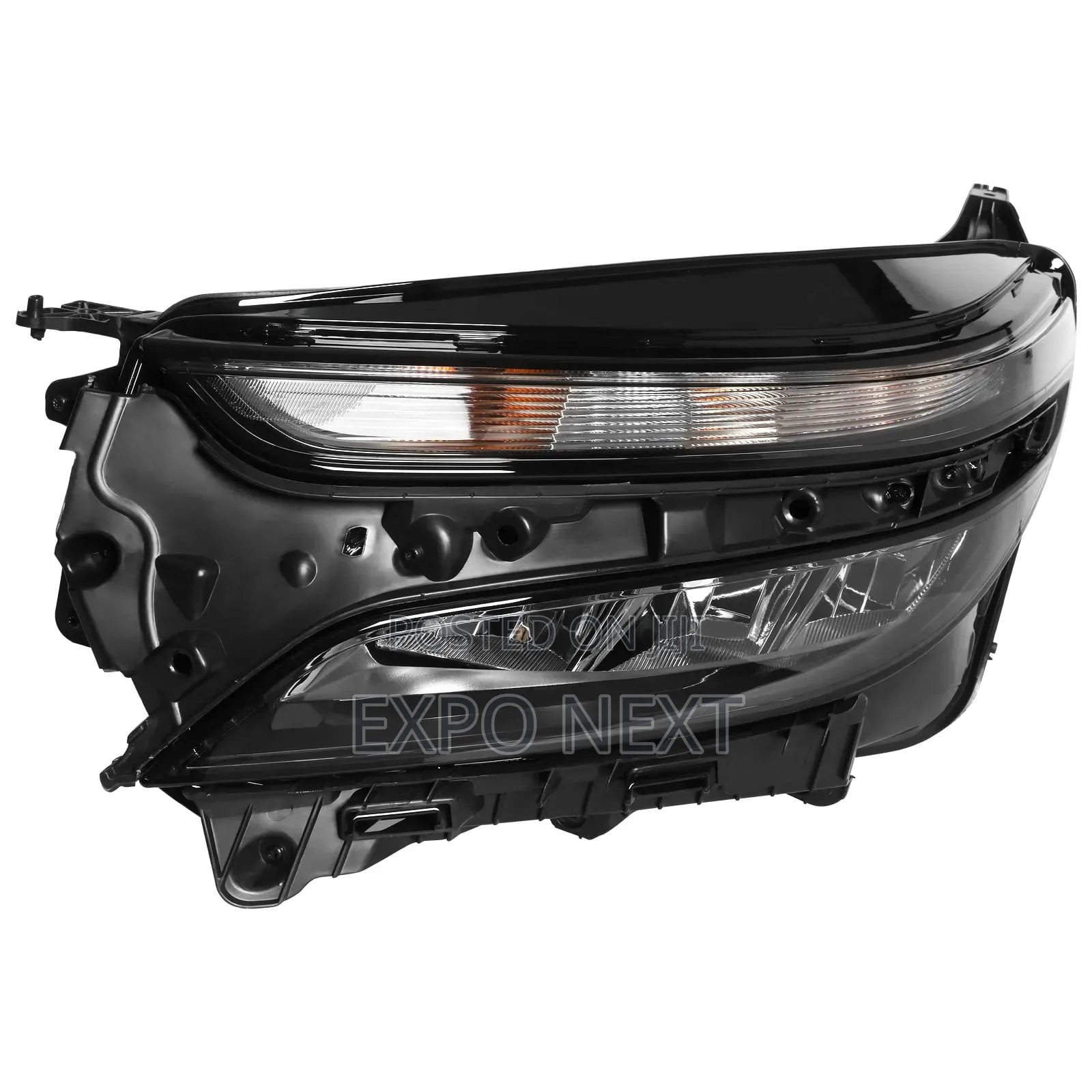 Headlight Fit for Chevrolet Equinox 2022-2025 Black Left + Right Pair