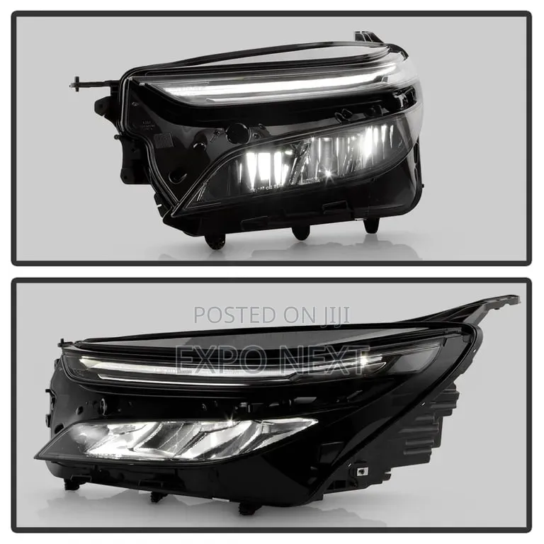 Headlight Fit for Chevrolet Equinox 2022-2025 Black Left + Right Pair