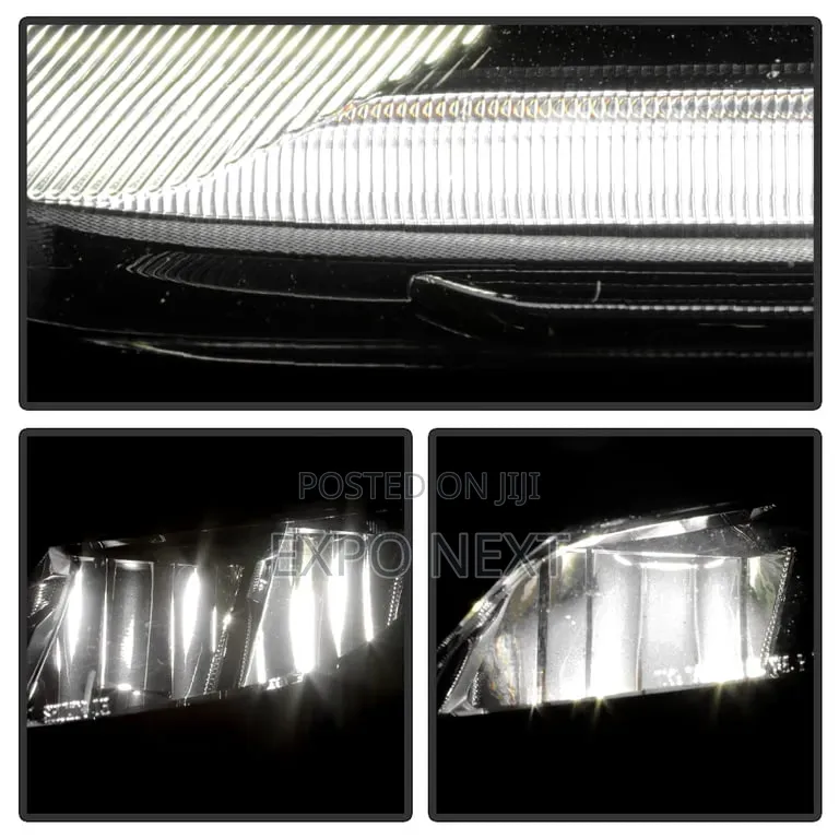 Headlight Fit for Chevrolet Equinox 2022-2025 Black Left + Right Pair