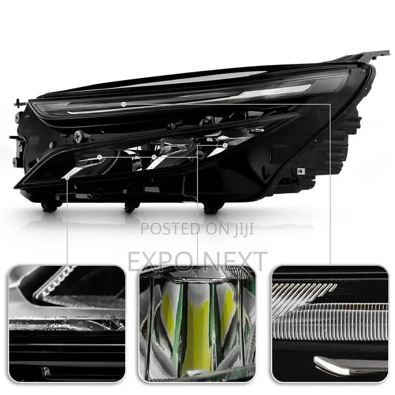 Headlight Fit for Chevrolet Equinox 2022-2025 Black Left + Right Pair