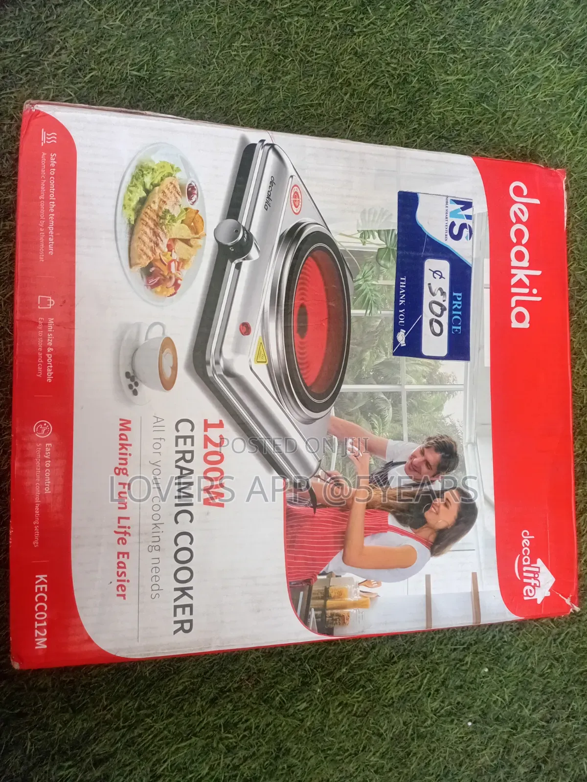 Decakila Easy to Control Ceramic Cooker.