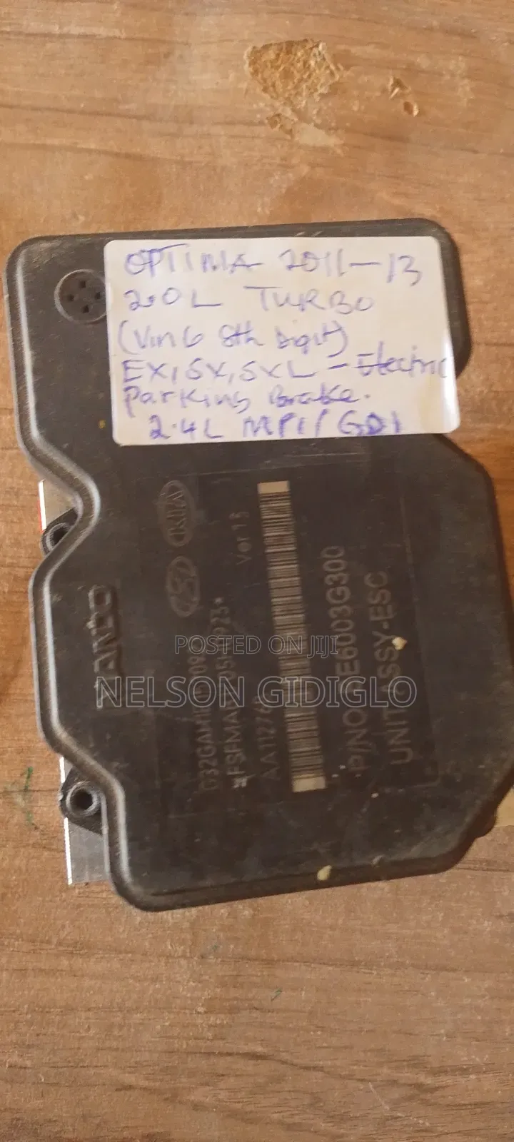 Kia Optima 2.0 2011-2013 Abs Motor