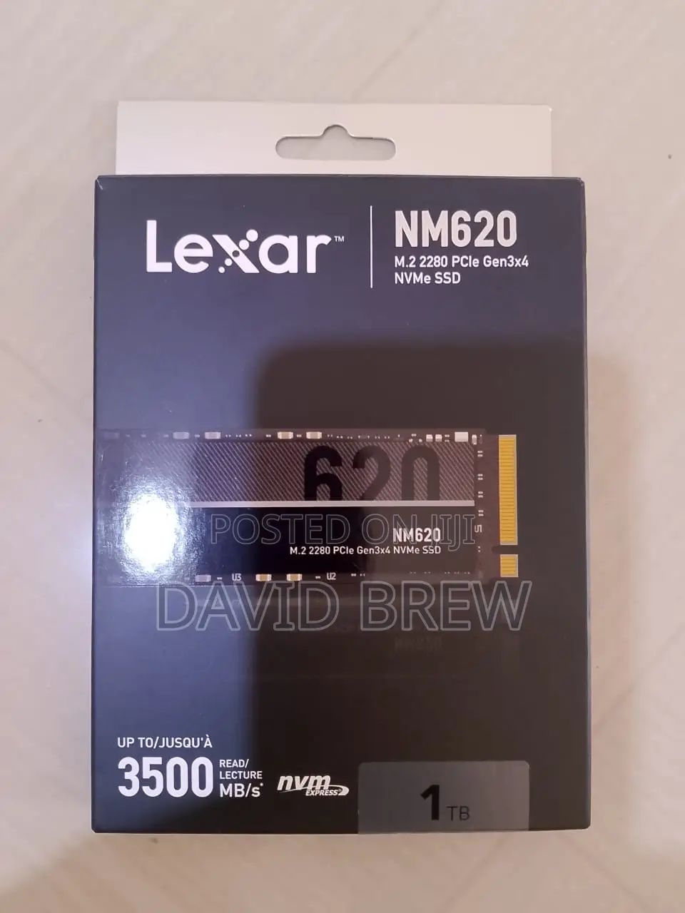 Lexar Nm620 1tb Ssd, M.2 2280 Pcie Gen3x4 Nvme