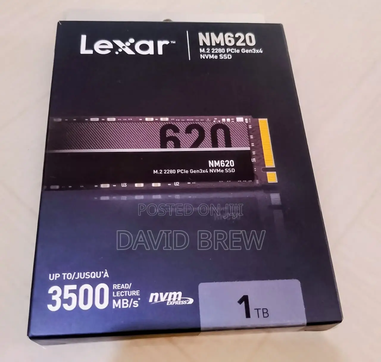 Lexar Nm620 1tb Ssd, M.2 2280 Pcie Gen3x4 Nvme