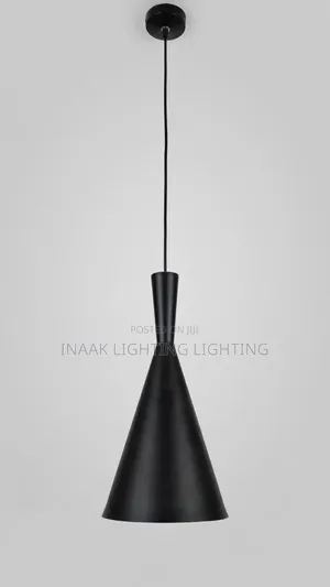 Black Cone Pendant Light