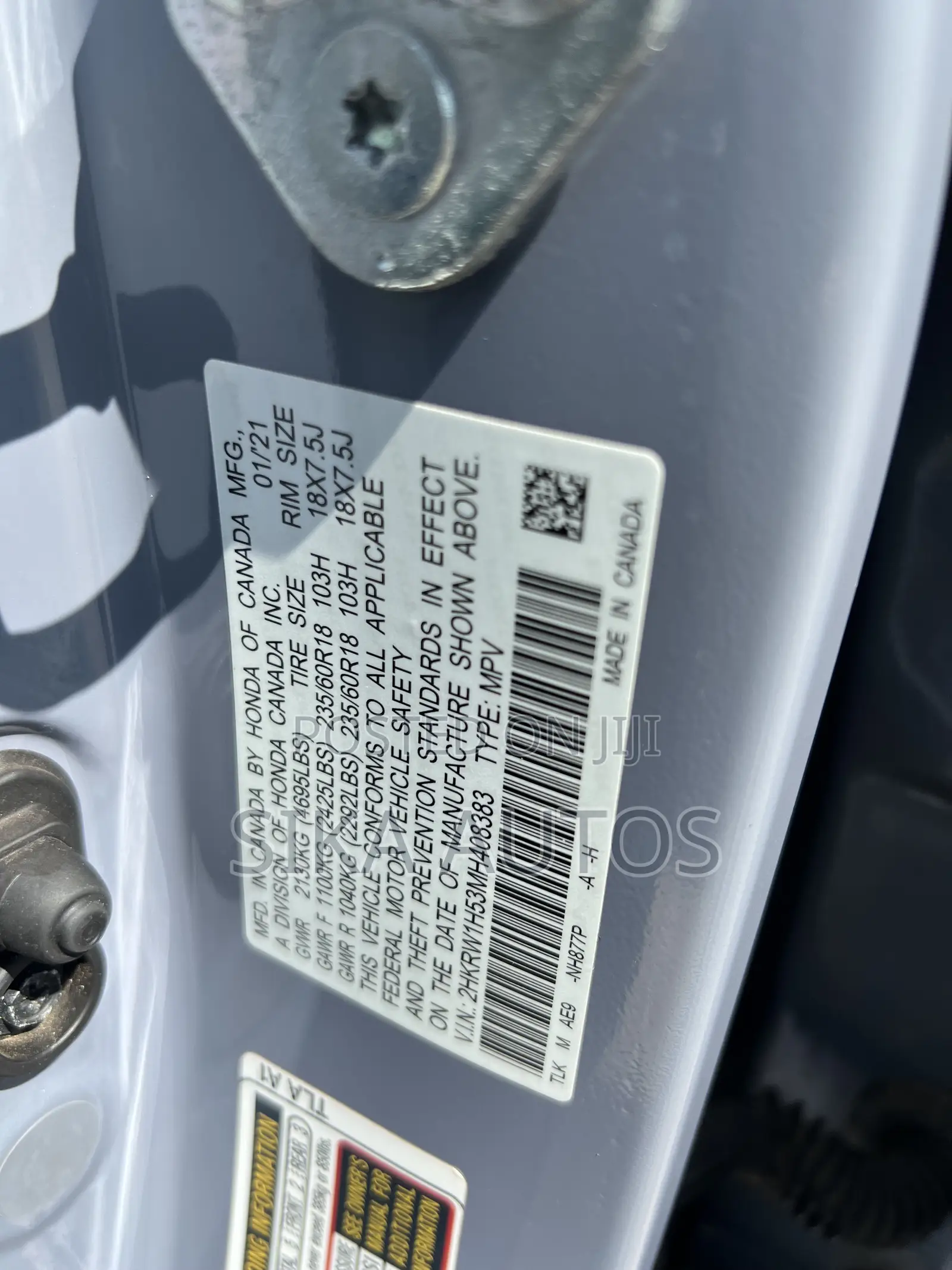 Honda CR-V EX 2021 Gray