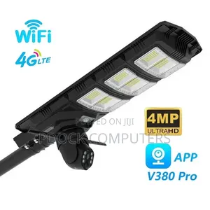 4g Streetlight Solar Ai Camera +Lighting 3 in 1 4g Solar Camera