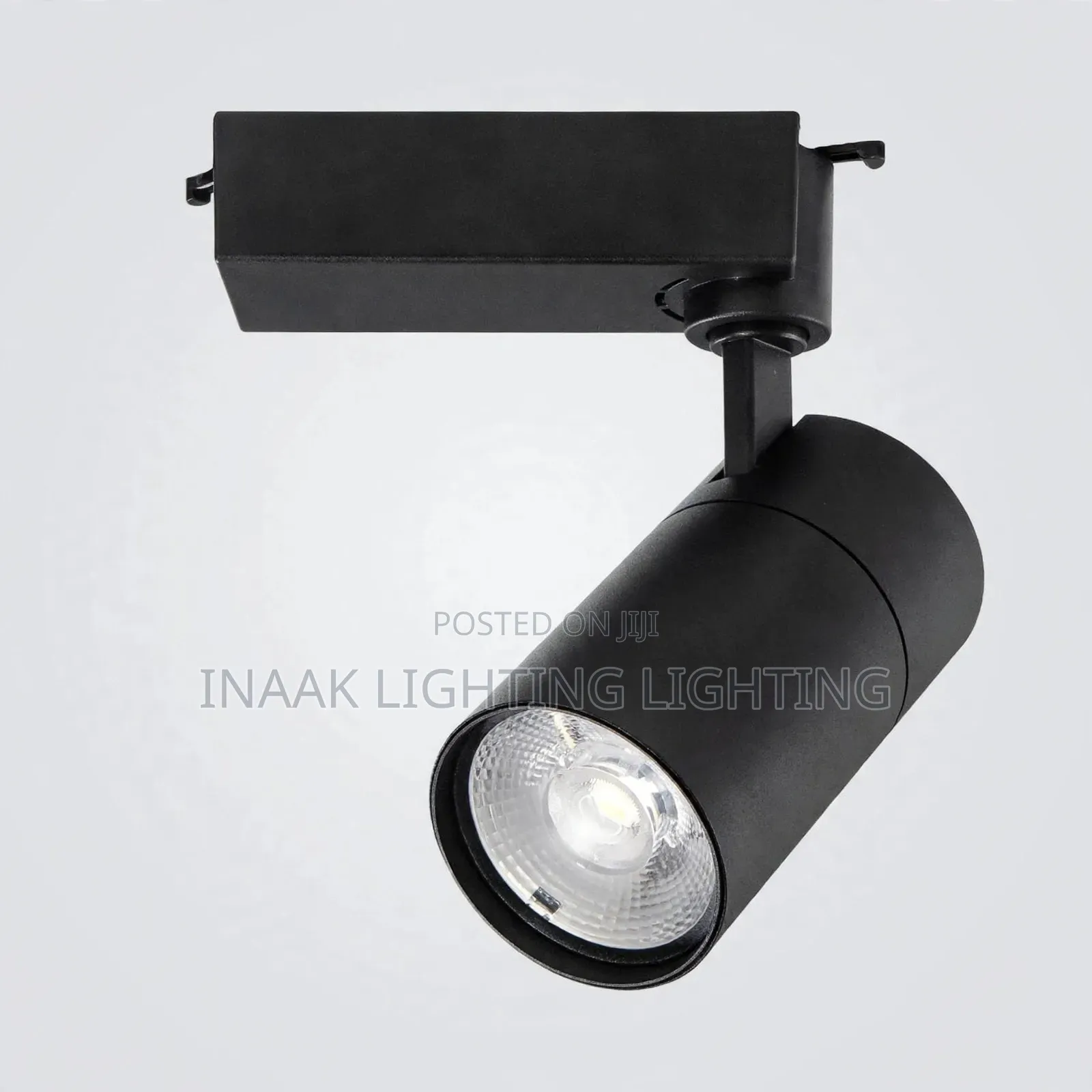 Black LED Track Spotlight - Adjustable