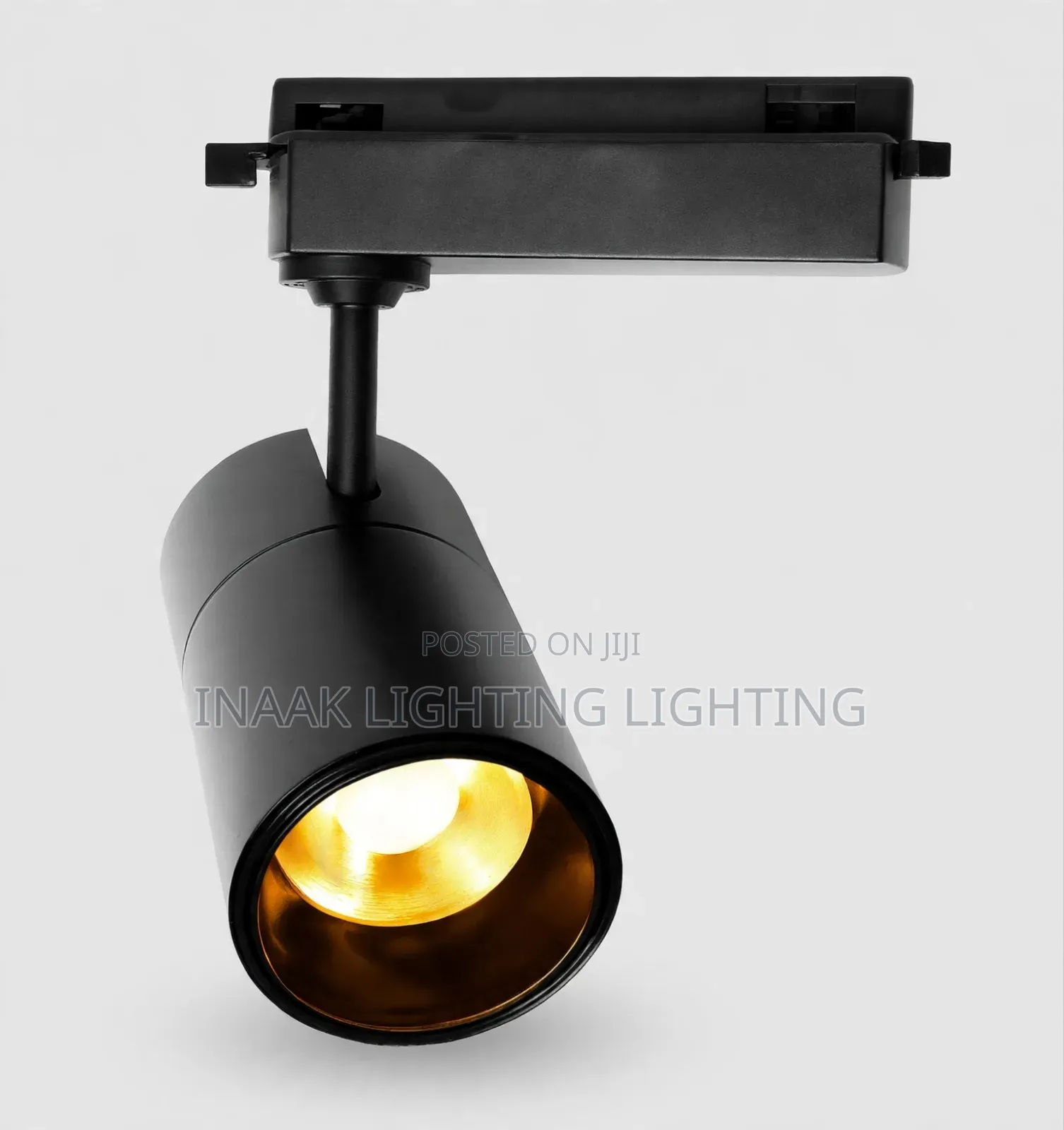 Black LED Track Spotlight - Adjustable