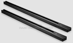 Black Track Light Rail - 1 Meter