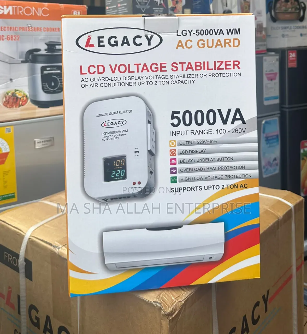 5000 Watt Legacy Powerful & Durable Air Conditioner Stabilizer
