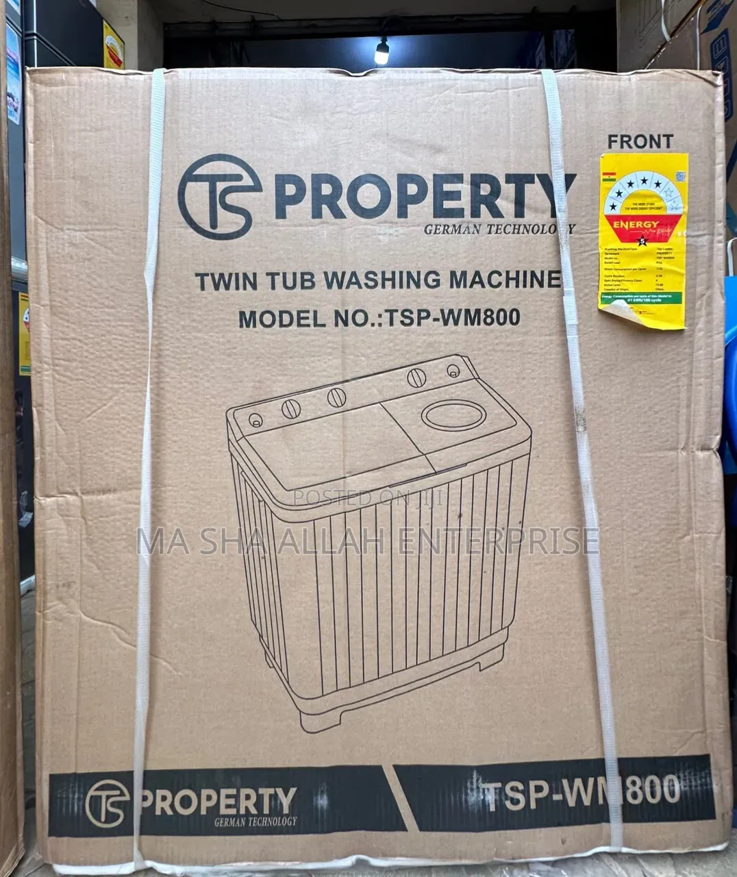 Powerful and Durable Property 8kg Washing Machine
