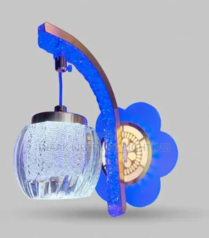 Luxury Crystal Wall Bracket - Blue LED