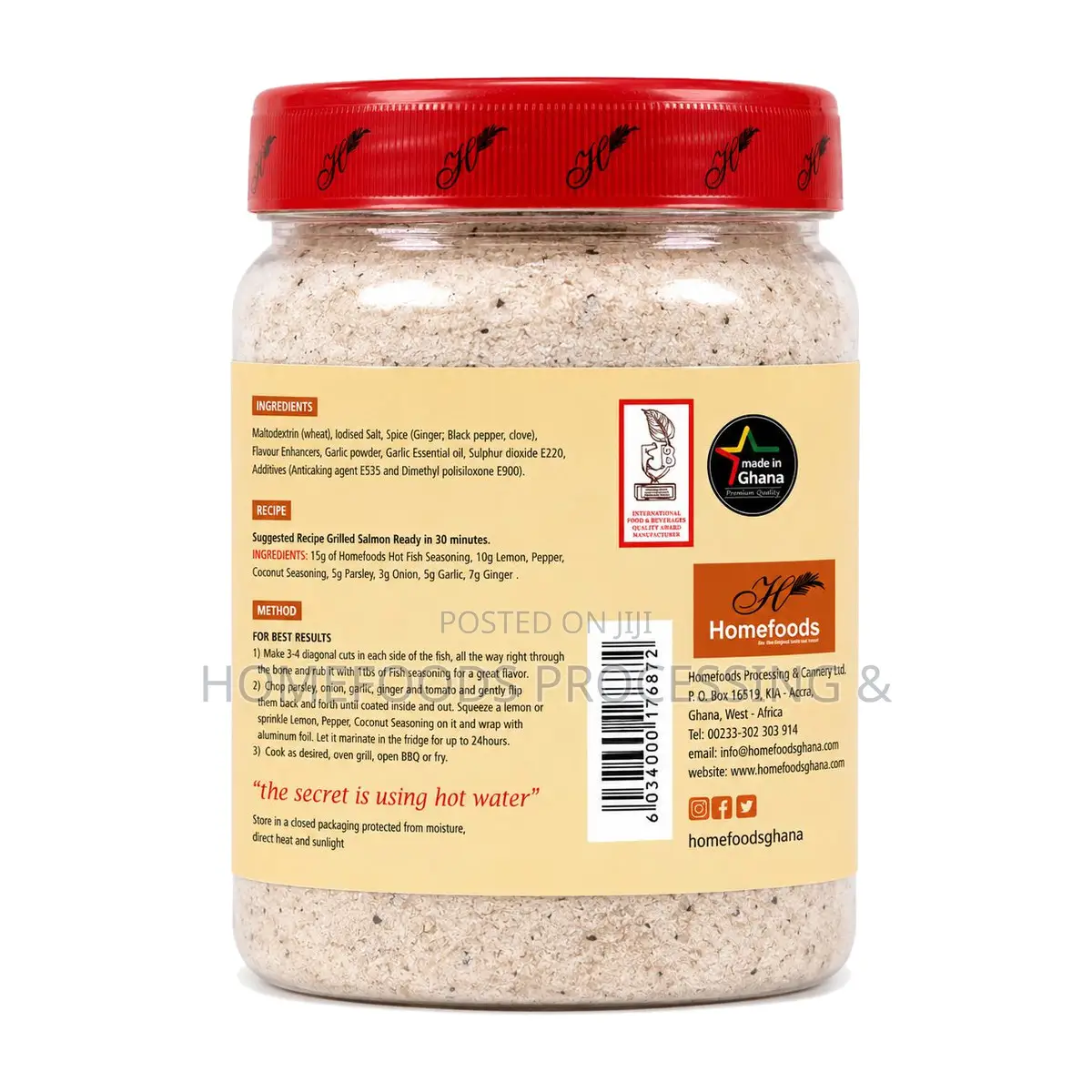 Homefoods Lemon, Coconut, Pepper Seasoning 300g