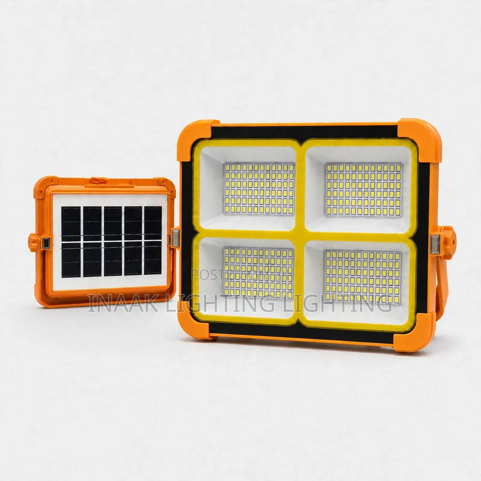 Portable Solar Flood Light - 4 Panel 100W