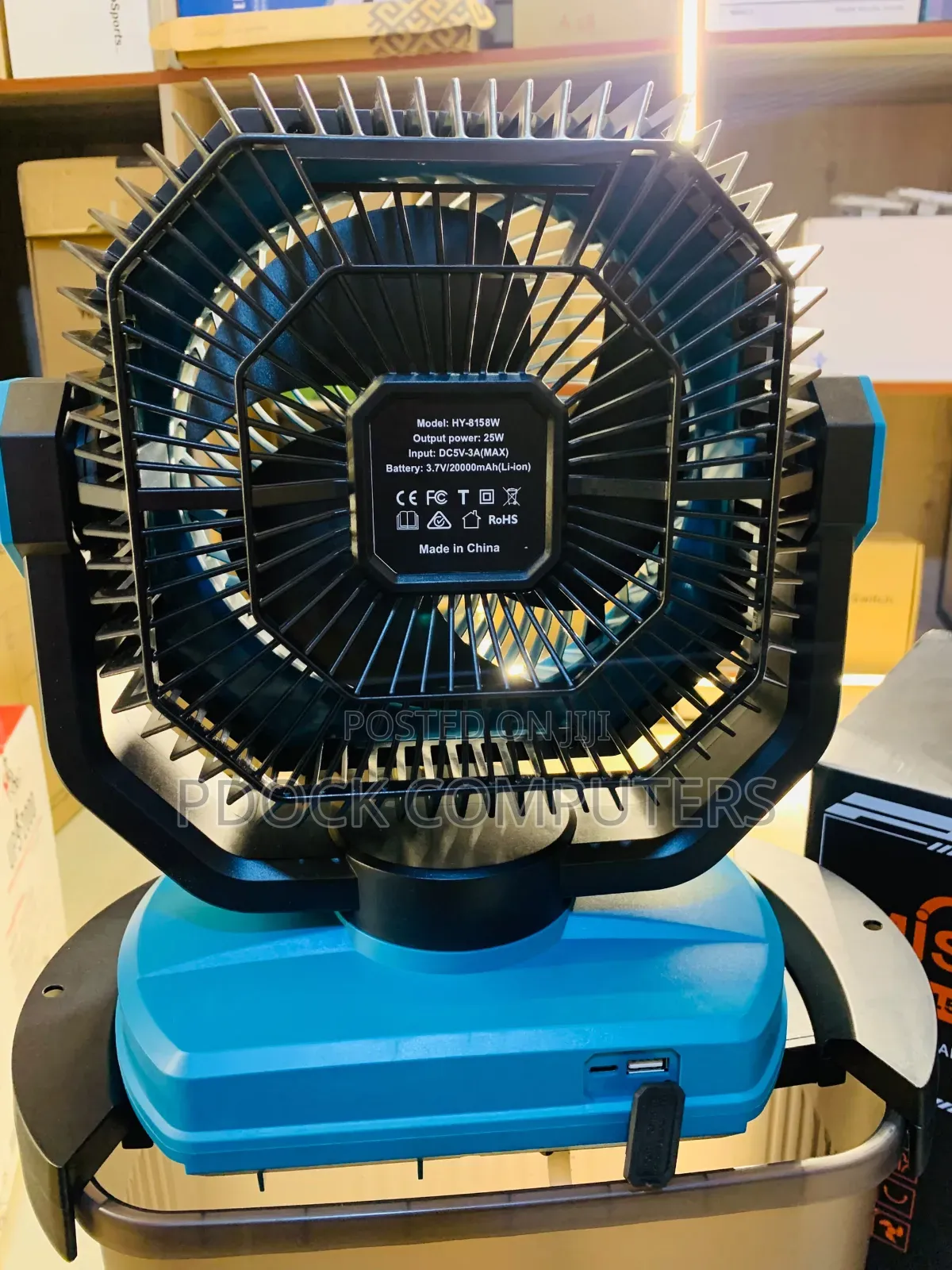 Rechargeable Mist Fan (HY-8158W)