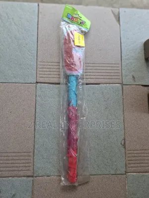 Party Colorful Wrapped Wooden Piñata Buster Stick With Blindfold Set