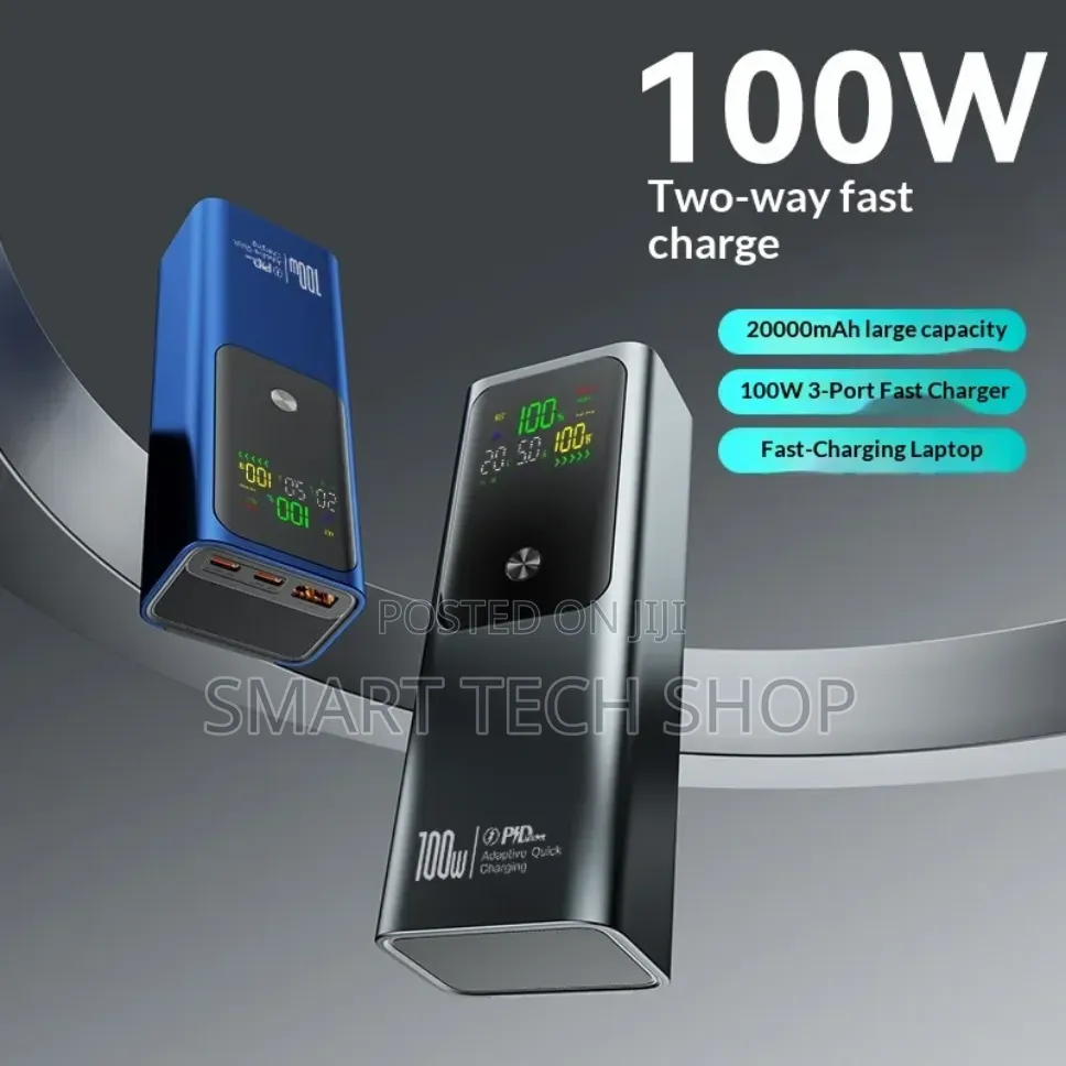 20000mAh 100watts Laptop Intelligent Super Fast Charging Power Bank