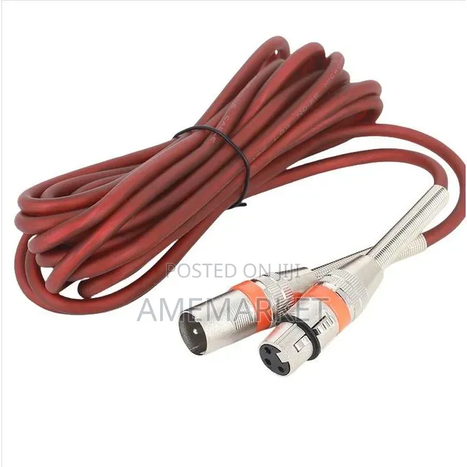 3-Pin XLR Male to Female Microphone Cable – Professional Audio Cable