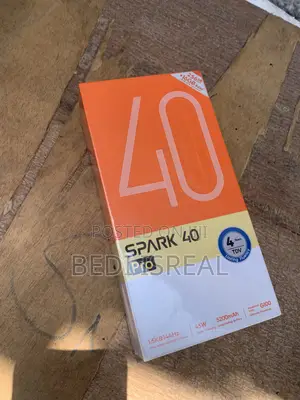 New Tecno Spark 40 Pro 256 GB Black