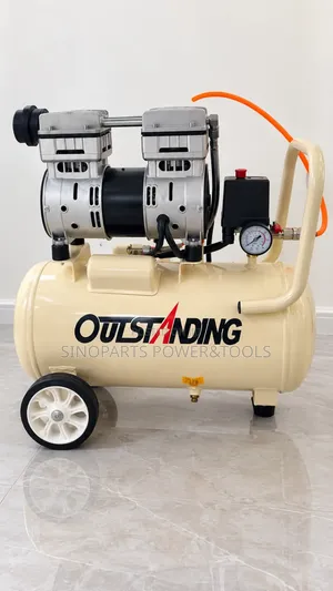 OULSTANDING 30L Oil-Free Silent Air Compressor 750W 7Bar
