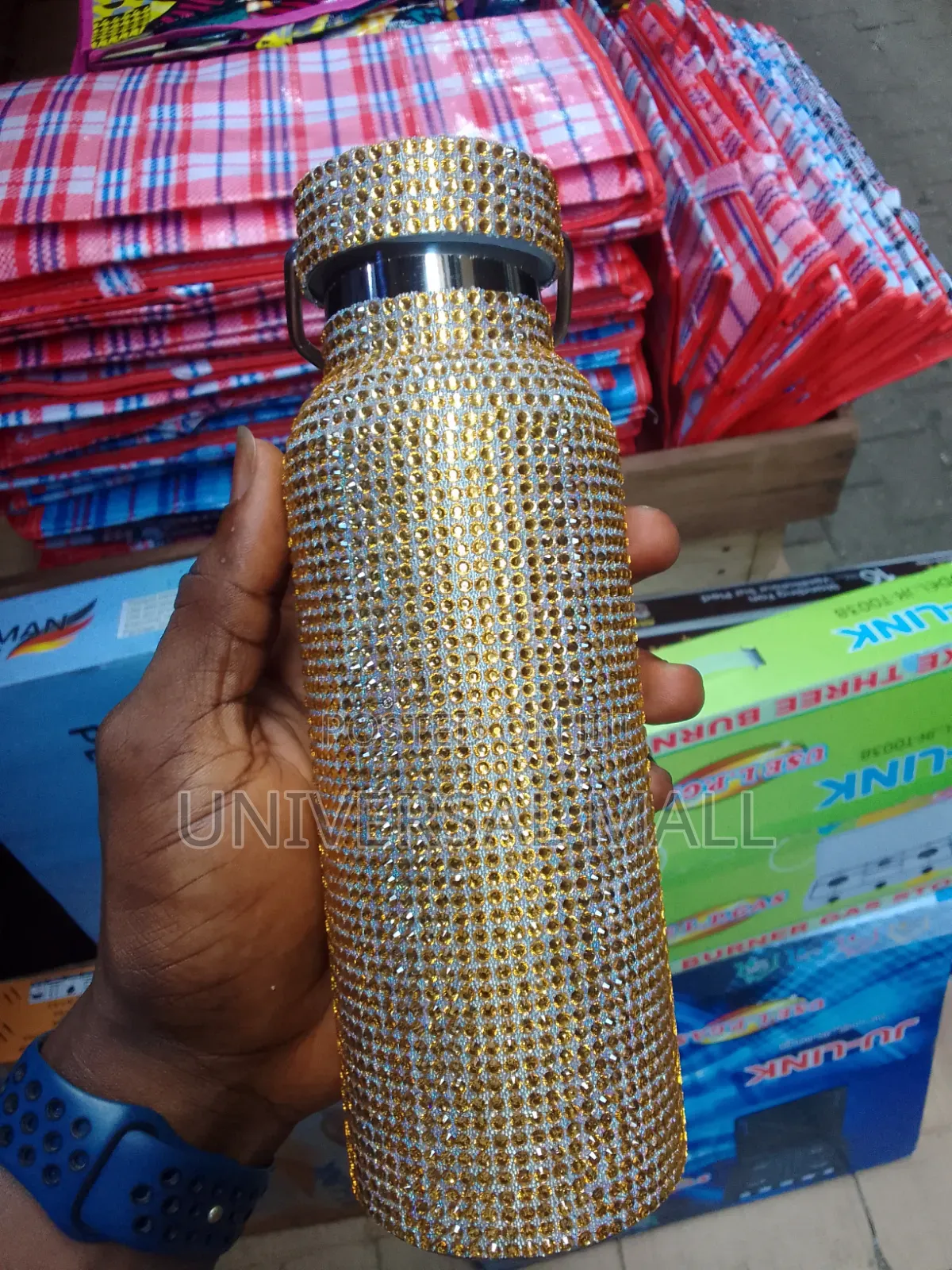 High Quality Crystal Vaccum Flask
