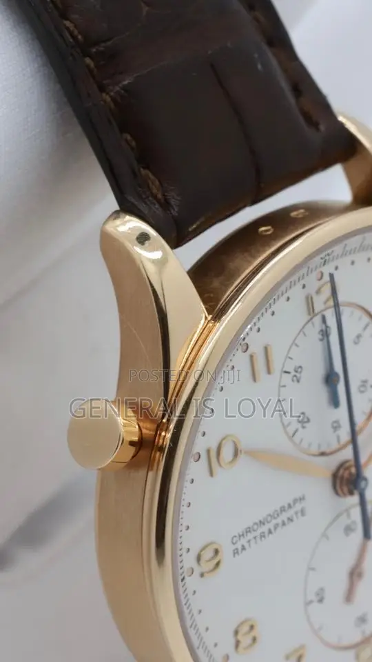 IWC Schaffhausen Portugieser Rattrapante Rose Gold Brown