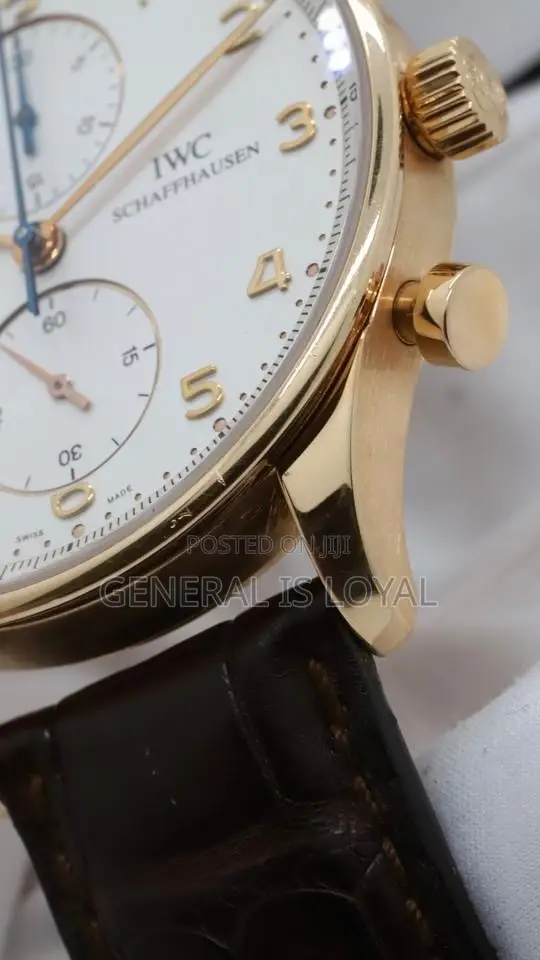 IWC Schaffhausen Portugieser Rattrapante Rose Gold Brown