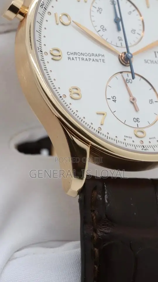 IWC Schaffhausen Portugieser Rattrapante Rose Gold Brown