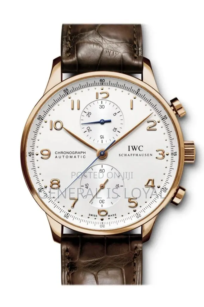 IWC Schaffhausen Portugieser Rattrapante Rose Gold Brown