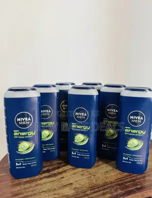 NIVEA MEN Energy 3-in-1 Shower Gel (500ml) From Uk.