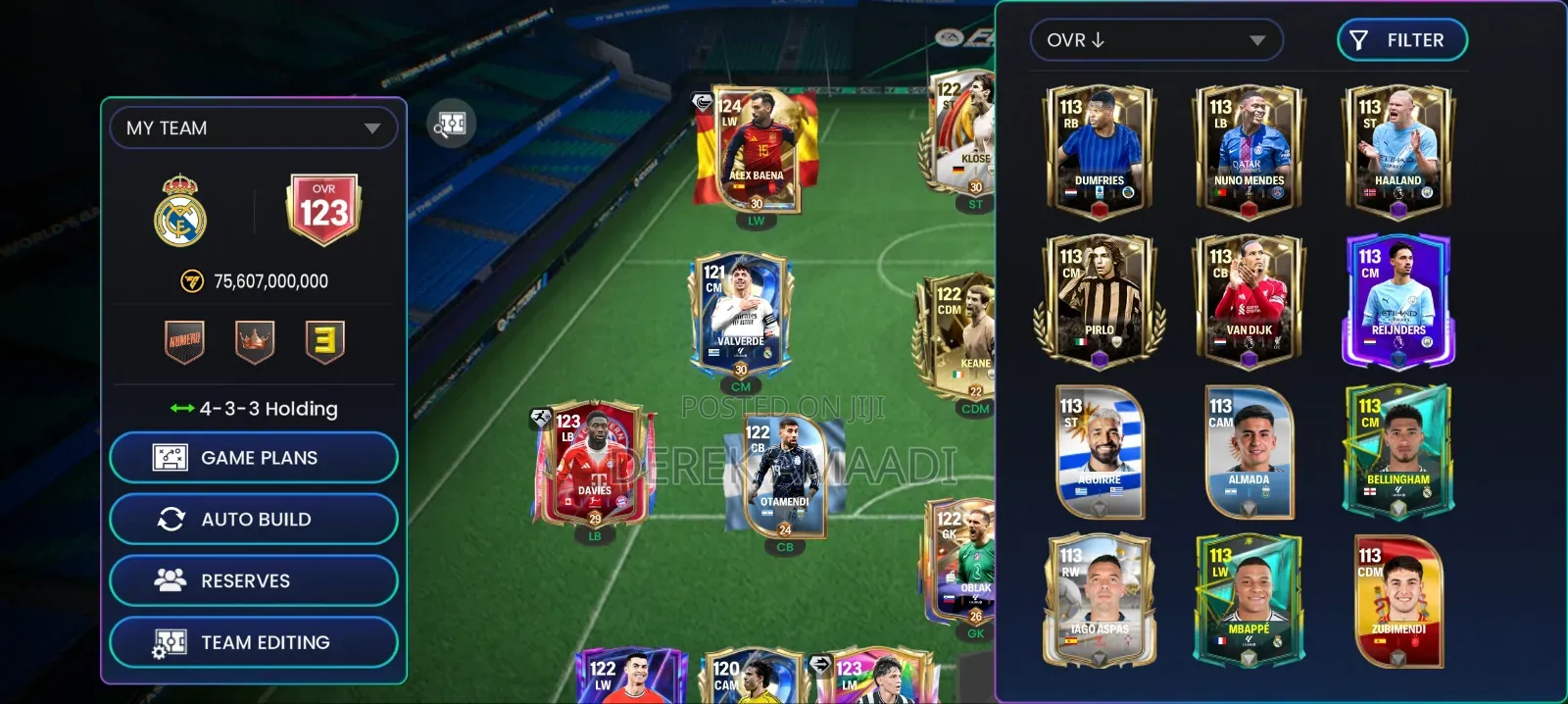 FC Mobile Account 123 OVR | 732 Rank Up Points | 35K Gems