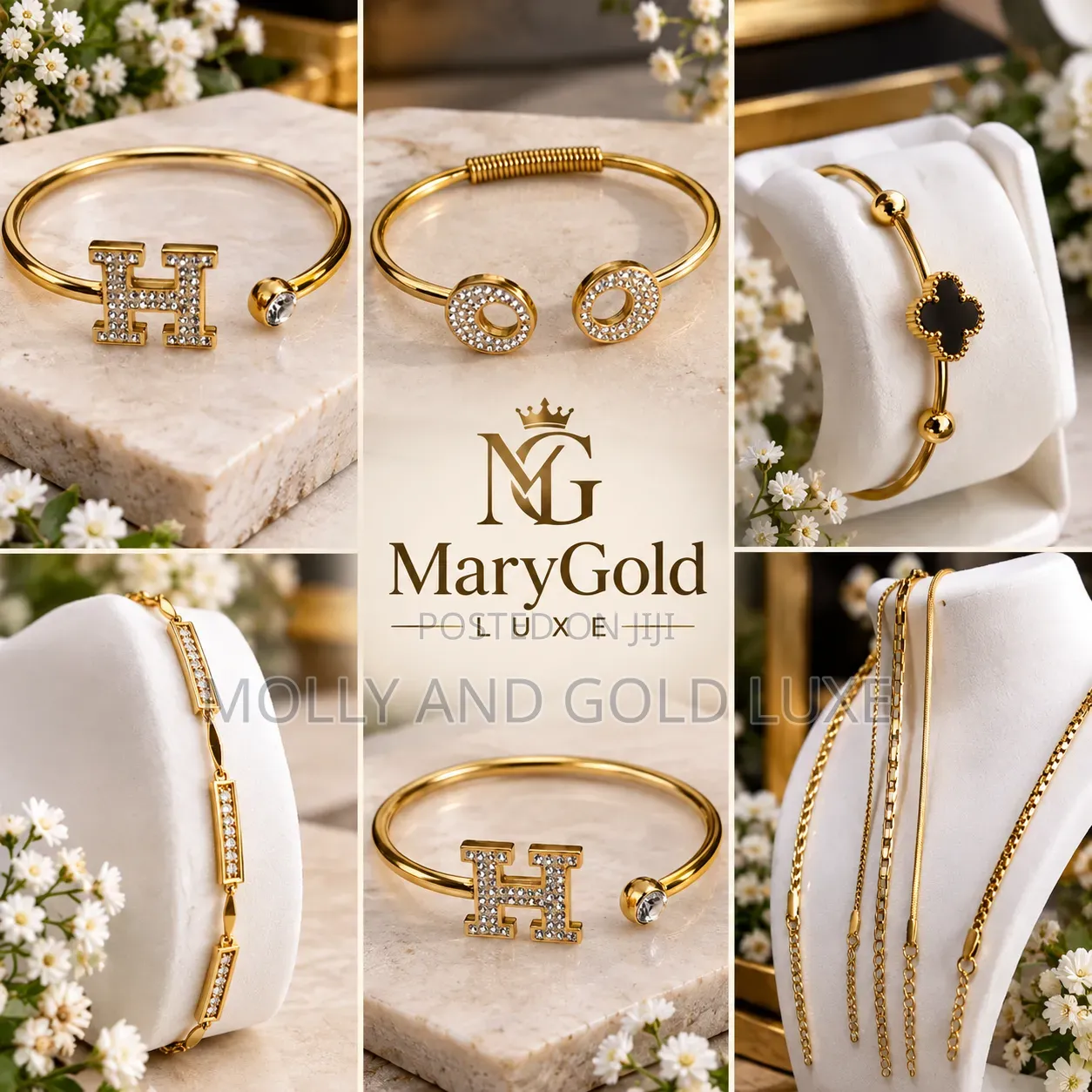 Open Cuff Bangle Bracelet