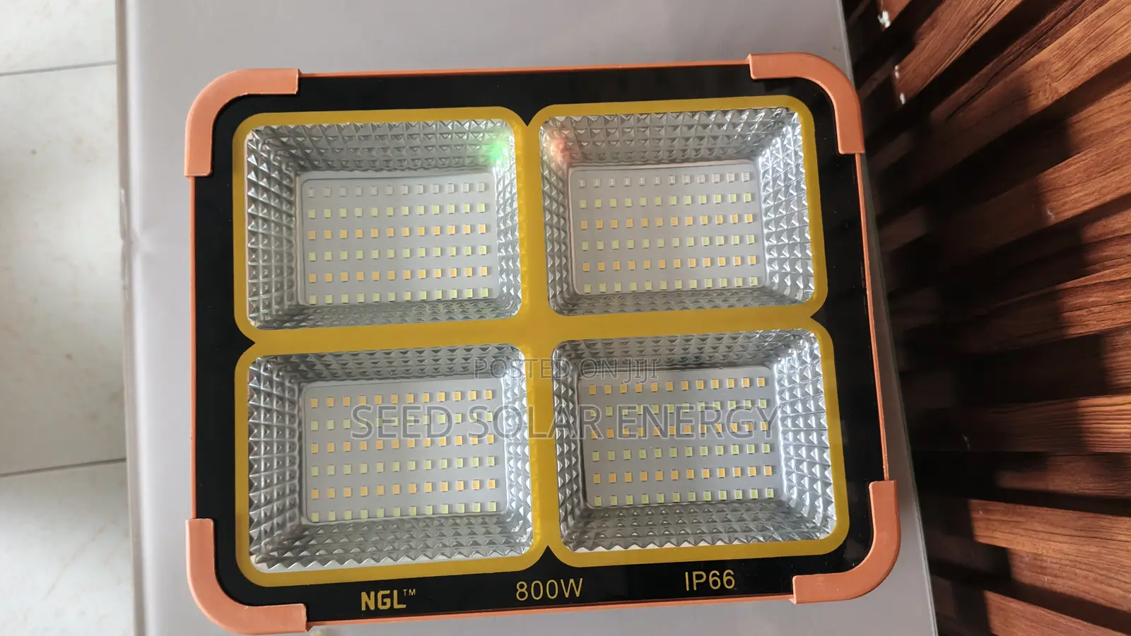 Solar Flood Light With Power Bank
