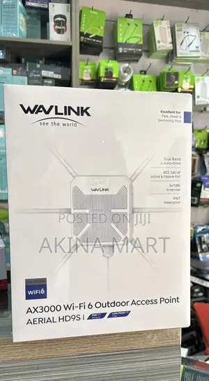 Wavelink Wi-Fi6 AX3000 Outdoor Access Point Wifi 6 Aerial HD9S