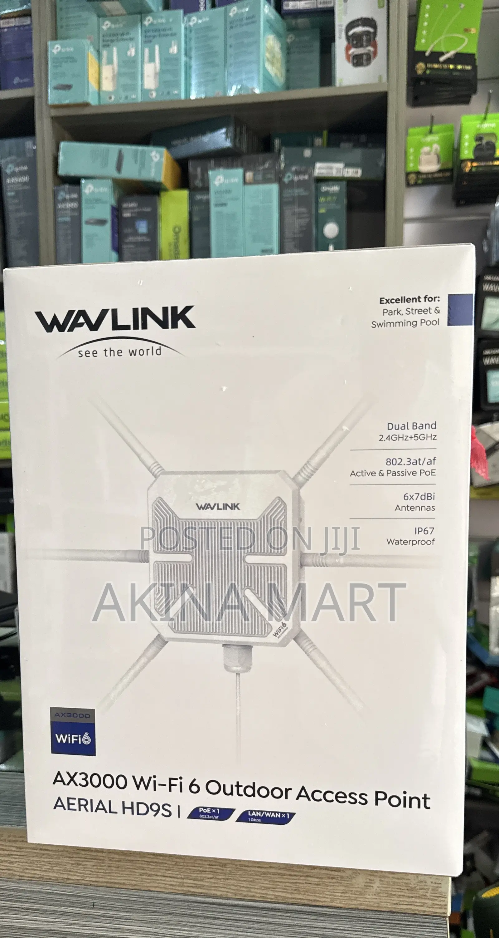 Wavelink Wi-Fi6 AX3000 Outdoor Access Point Wifi 6 Aerial HD9S