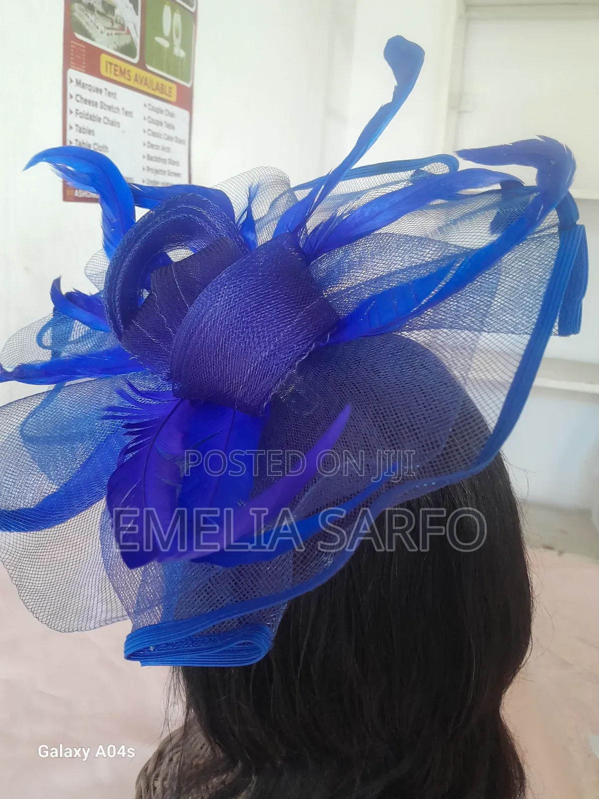 Blue Facinator Hat