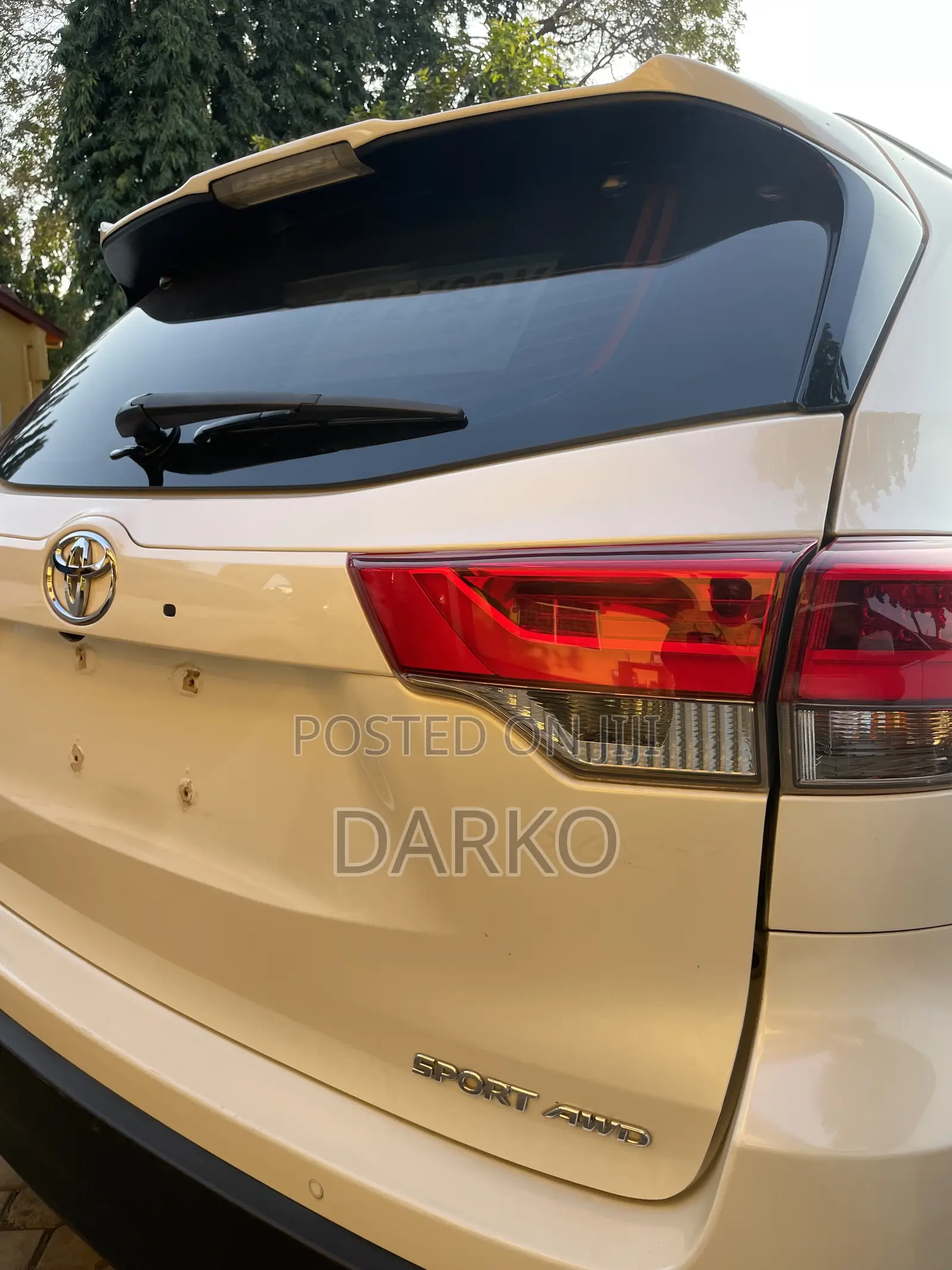 Toyota Highlander XLE 2019 White